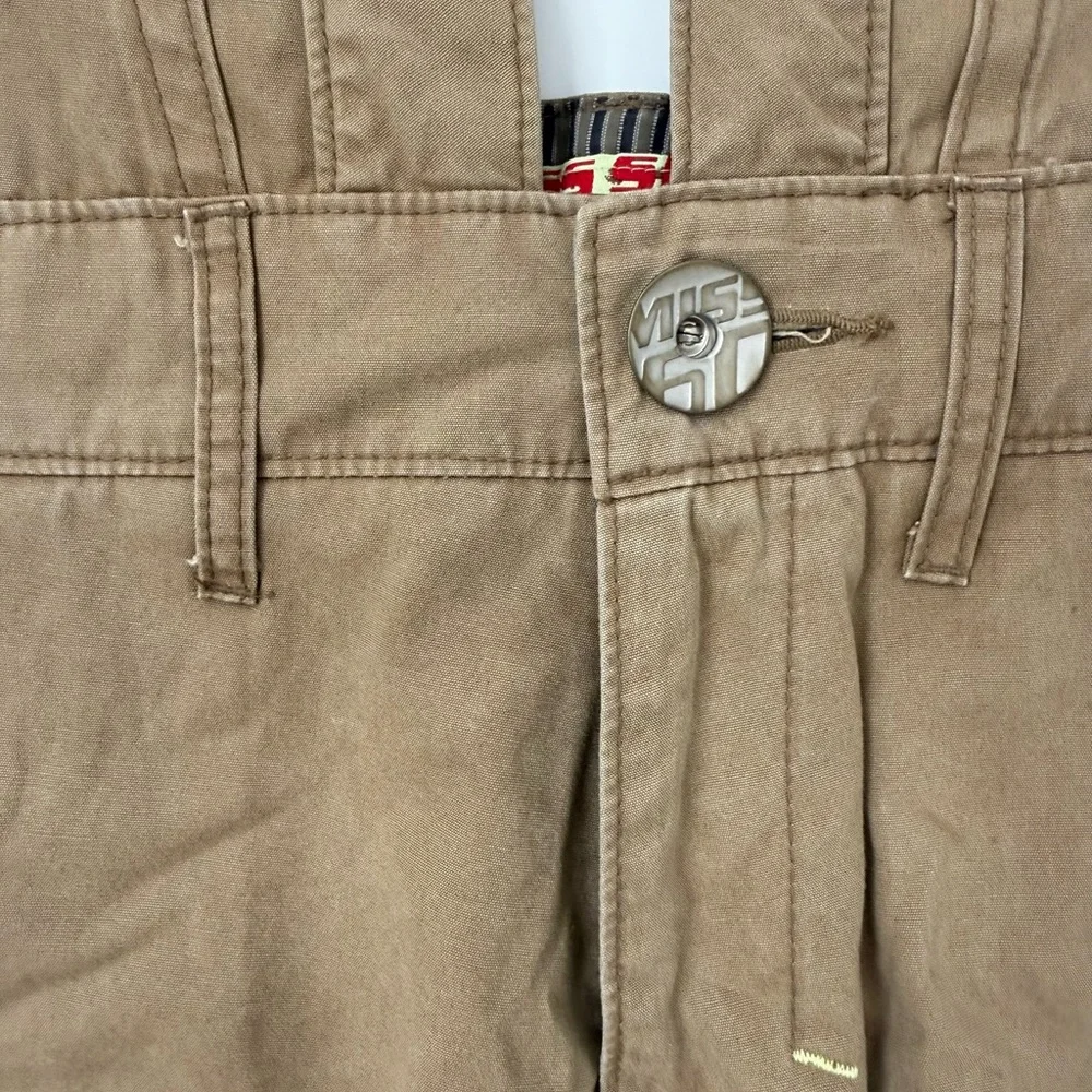 Miss Sixty Brown Cotton Halter Overall Jumpsuit Women's size 30 - Picture 6 of 14